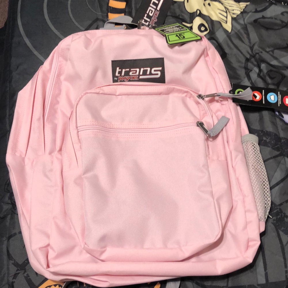 Pink Trans by Jansport backpack